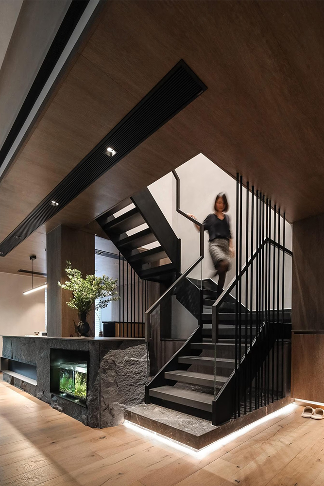 modern basement renovation in edmonton